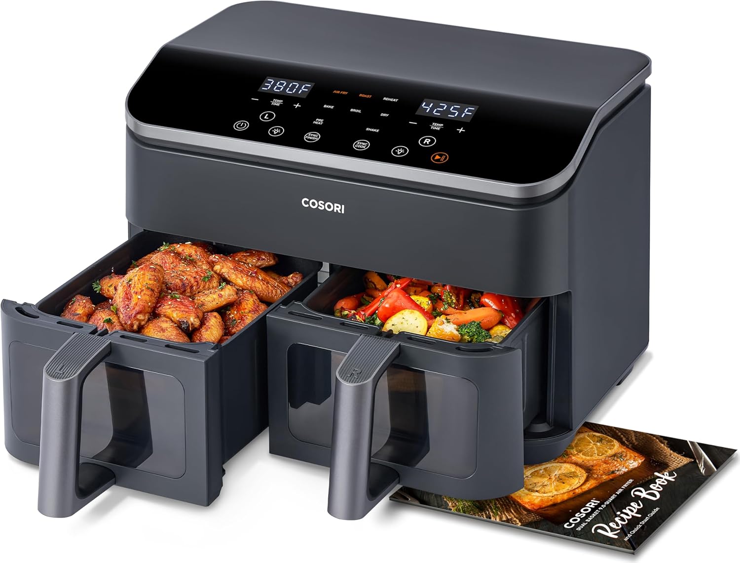 Cosori 9Qt Dual Air Fryer 10-in-1
